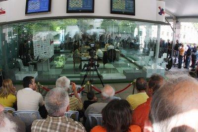 L'aquarium focalise l'attention des amateurs d'échecs
