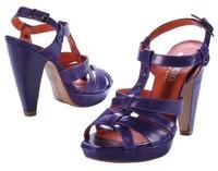 sandales violettes