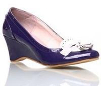 chaussures violettes