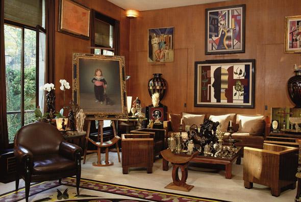 L'appartement d'Yves Saint Laurent et de Pierre Bergé, au 55 rue de Babylone dans le VIIe arrondissement.