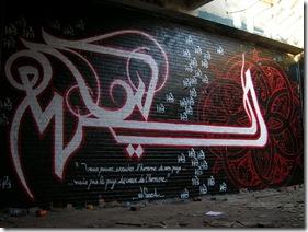 El Seed calligraphe de graffiti
