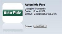 Actualités de la paie sur Iphone Actualités de la paie