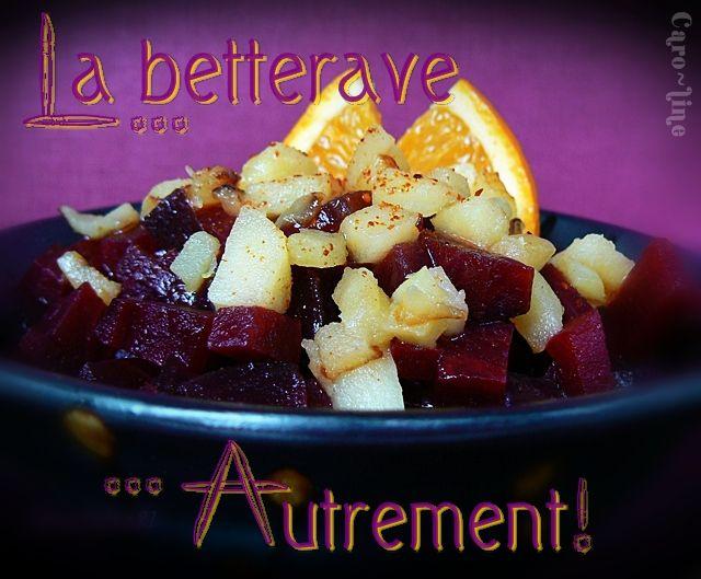 Salade de Betterave, Pommes Tièdes, Vinaigrette à l'Orange betterave4