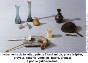 objets de toilette gallo romain Les origines des cosmétiques