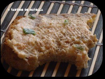 Rillettes de saumon à la ciboulette Rillettes de saumon à la ciboulette