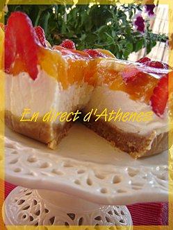 GOURMANDISE : Cheesecake fraise-banane