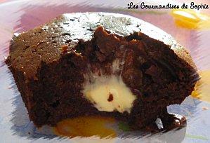 Brownies fourrés au chocolat blanc (sans beurre)