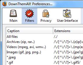 down_them_all down them all Top 10 Extensions Firefox Edition 2009