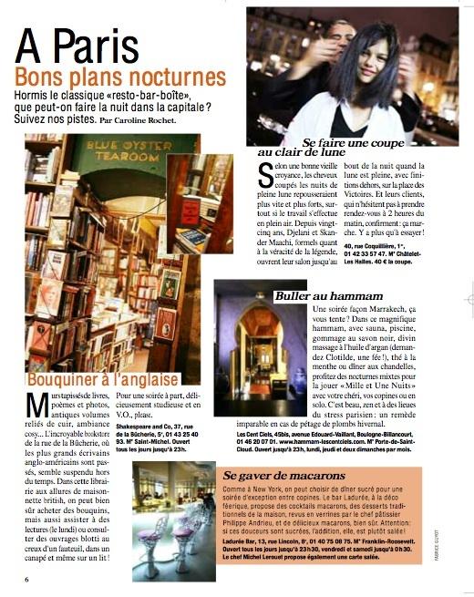 BONS PLANS NOCTURNE, Marie Claire, VI-09