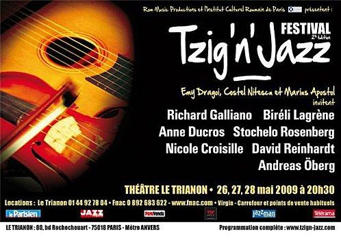 Tzig'n'Jazz Festival au Trianon (26 au 28 mai 09)