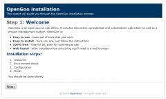Tutoriel d'installation OpenGoo OpenGoo_Install1