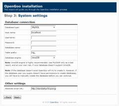 Tutoriel d'installation OpenGoo OpenGoo_Install3