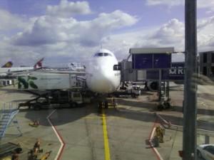 Mon avion Boeing 747 400 Singapore Airlines