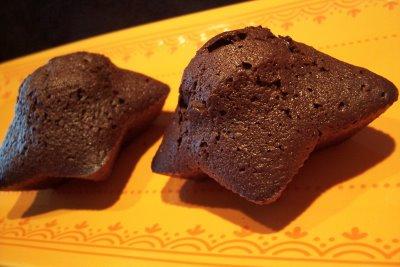 Muffins étoilés au chocolat et fève tonka