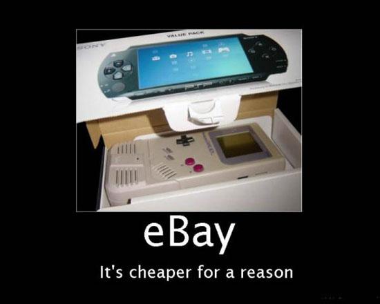 Ebay cheaper for a reason