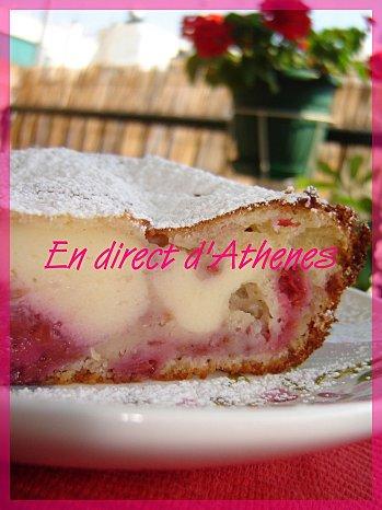 GOURMANDISE : Carrés cheesecake amandes et framboises d'Eryn