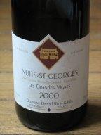 Retour de beau temp, retour de pinot : Nuits Saint Georges, les Grandes Vignes, Domaine Rion 2000