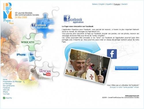 pope2you pope2you 500x378 Pope2you, le Vatican lance son site Web 2.0