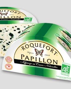 Roquefort Papillon entre AOC et AB : logos et labels de qualité