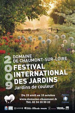 Affiche du Festival des Jardins de Chaumont-sur-Loire