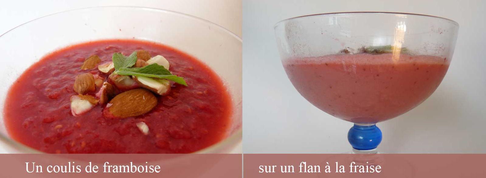 flan fraise