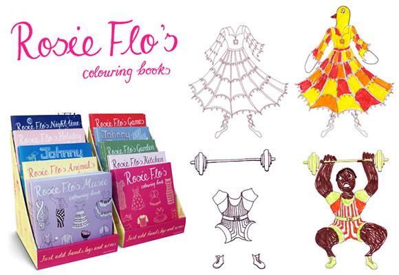 ROSIE FLO'S // original colouring books for kids