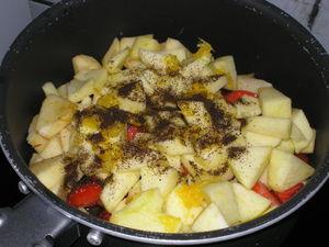 Compote de pommes, fraises et vanille + Appolia P1010006