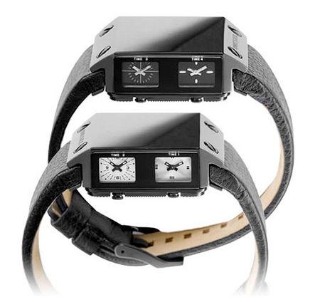 Diesel invente la montre sans cadran, fort très fort !!! dieseldz9044blacklabel