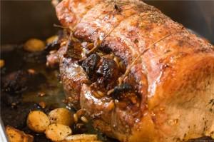 Longe de porc farcie