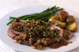 Longe de porc farcie