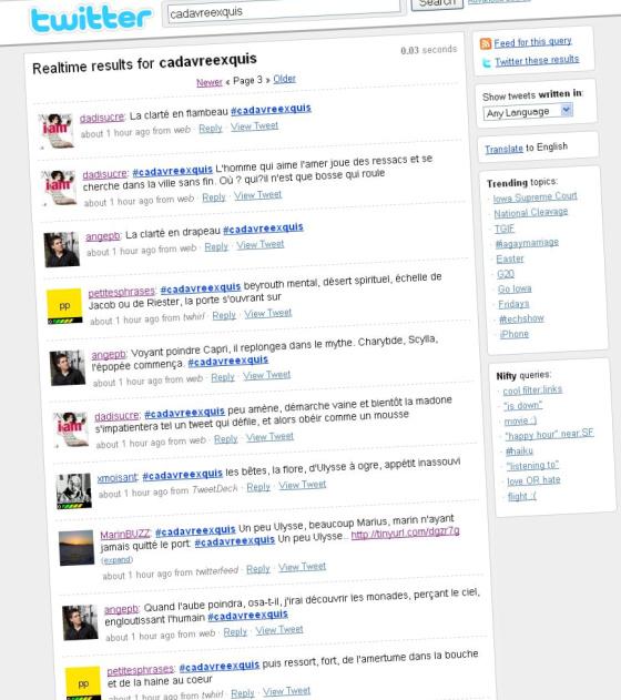 cadavre-exquis-twitter Un cadavre exquis sur Twitter Search