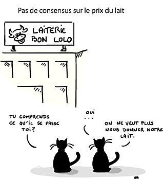 Pas de consensus sur le prix du lait Pas de consensus sur le prix du lait