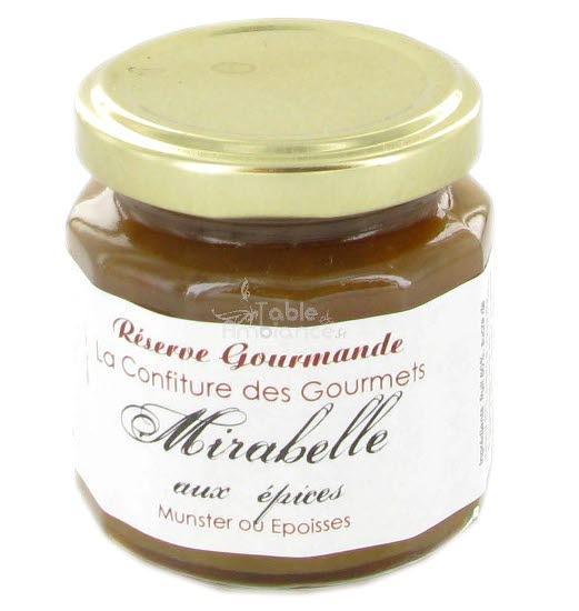 Confiture Mirabelle aux épices Confiture Mirabelle aux épices