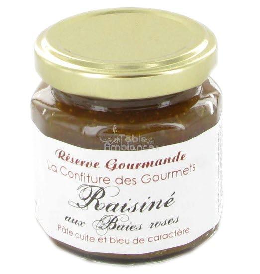 confiture-raisine-aux-baies-roses Confiture Raisiné aux baies roses