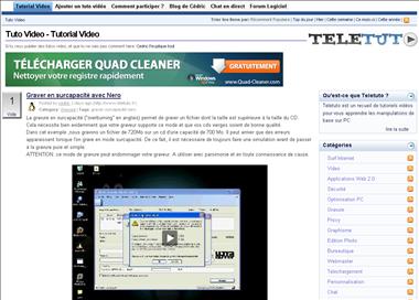 teletuto, avr. 2009 Tutoriels vidéo le point