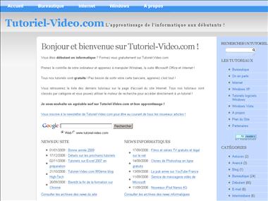tutorielvideo, avr. 2009 Tutoriels vidéo le point