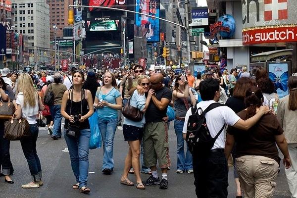 Times Square devient zone piétonne