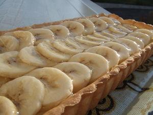 Tarte pâtissière à la banane DSCF7168