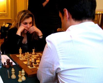 Le championnat de France des clubs d'échecs en Live à 15h Almira Skripchenko alias ChessBaby toujours au Top © Chess & Strategy