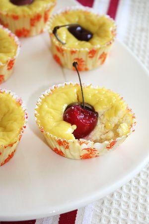 Moelleux de Ricotta, Citron-Cerises 200