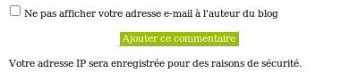 Centrer le bouton copie d'écran
