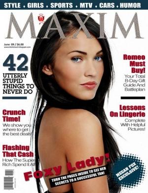 Megan Fox en Une de Maxim américain