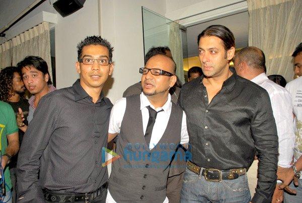 Salman, Saif And Celina Grace Hakim Aalim'S Hair And Tattoo Lounge Opening