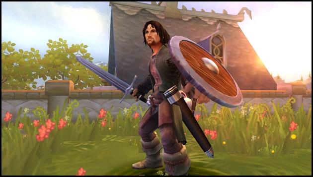 La Quête d’Aragorn sur Wii LotR-AQ_Aragorn_with_Shield.jpg