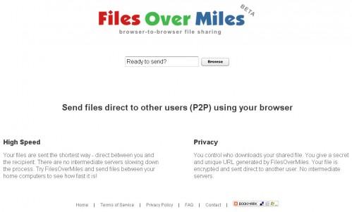 files-over-miles files over miles 499x301 FilesOverMiles, comment partager vos fichiers en ligne