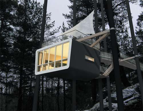 Harads Tree Hotel: le luxe d’une cabane dans les arbres en Suède