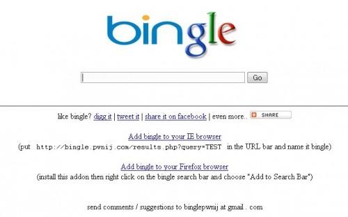 bingle 500x311 Google + Bing = Bingle !