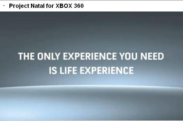 Epoustouflant : Project Natal pour xBox360 ! les videos