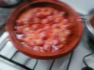 Boulettes de Kefta à la marocaine sauce tomate et oeufs