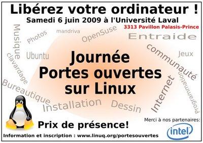 Journée Portes ouvertes sur Linux, le 6 juin